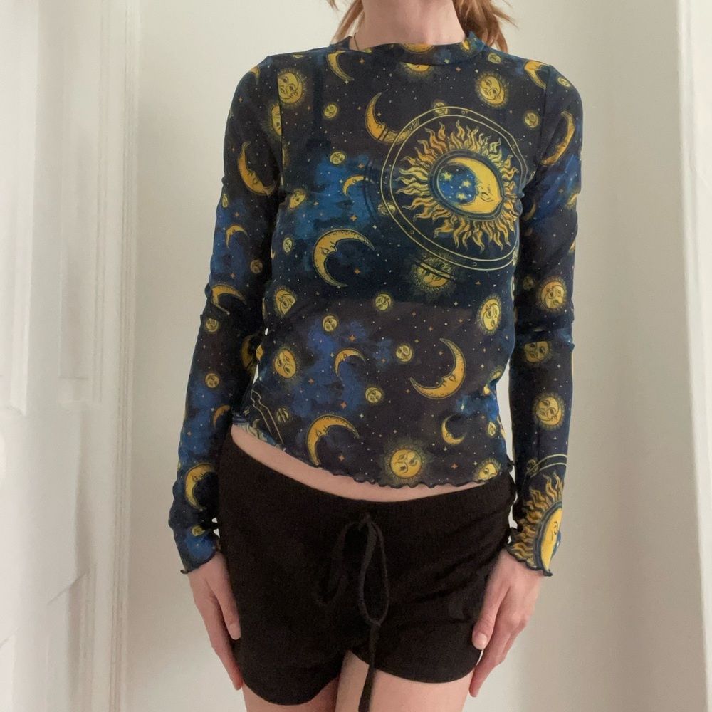 🌛🌚 Sheer Shirt